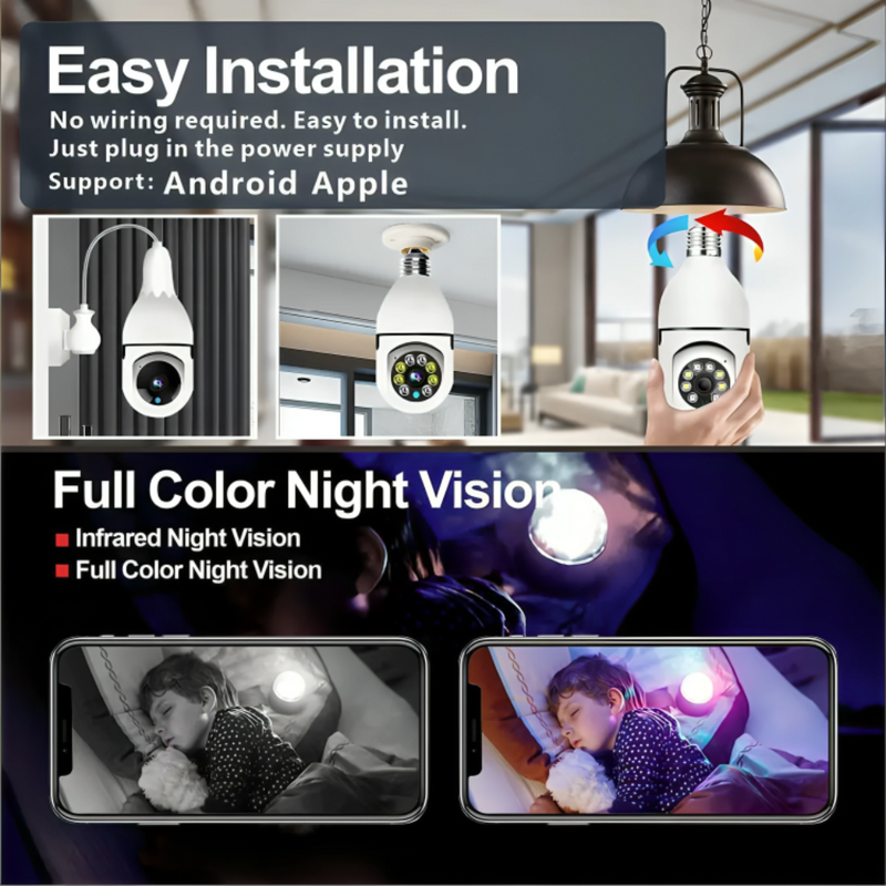 360° Light Bulb Security Camera™