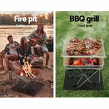 OZ Portable Fire Pit & BBQ Grill