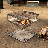 OZ Portable Fire Pit & BBQ Grill