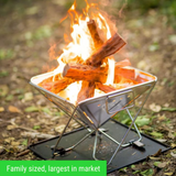 OZ Portable Fire Pit & BBQ Grill